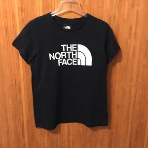 The North Face Women’s Black and White Half Dome T-Shirt, Size Large